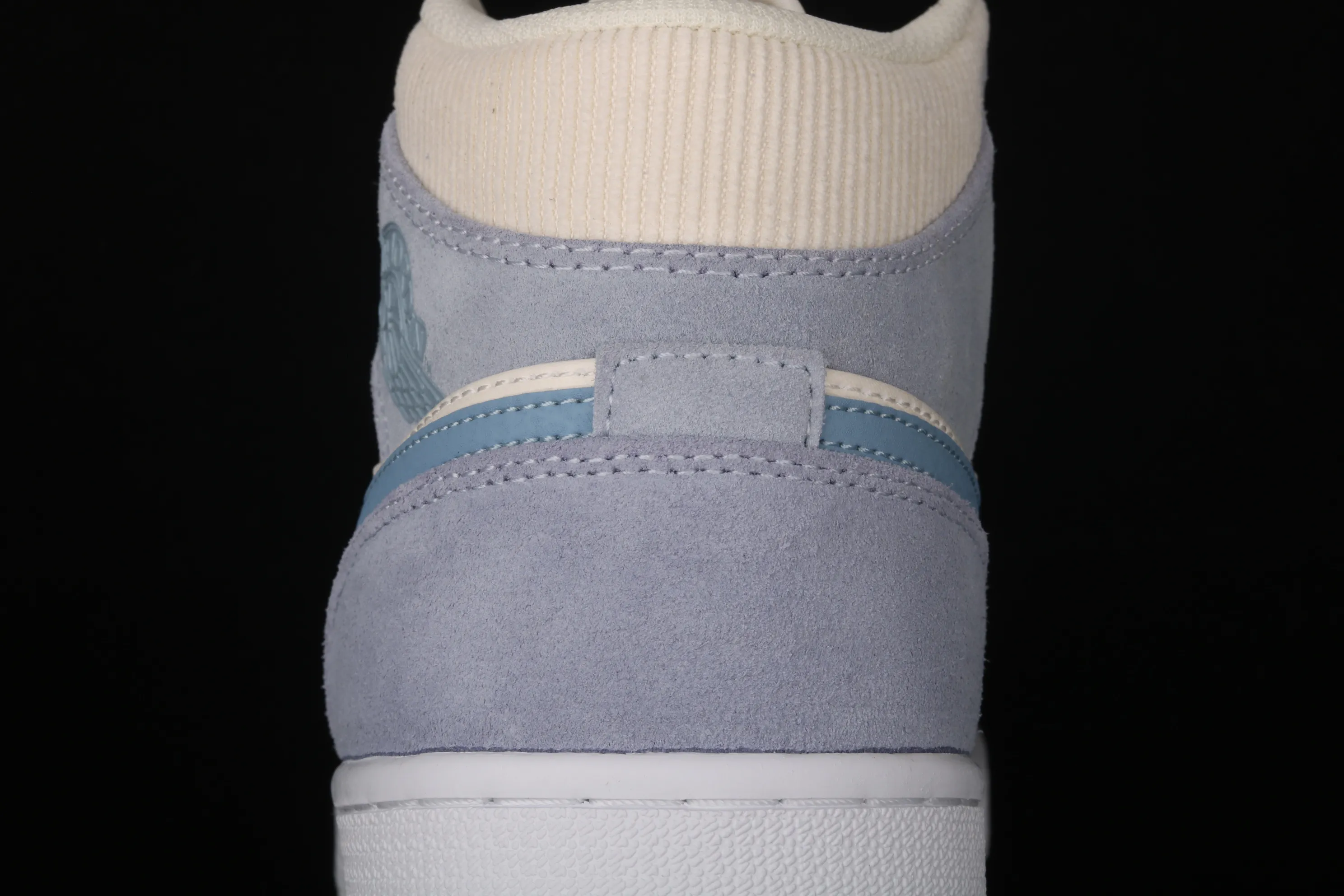 All categories Air Jordan Jordan series basketball shoes Air Jordan 1 Mid Air Jordan 1 Mid AJ1 Joe 1 China suede splicing blue DA4666-100